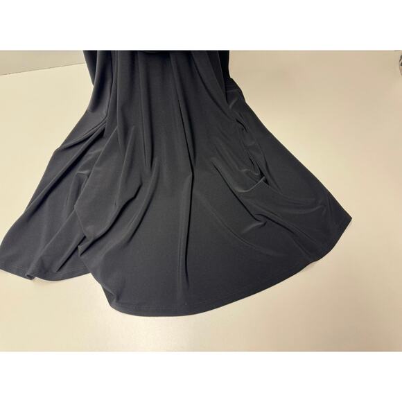 Evan Picone Black Sleeveless Dress size 8 Knee Length Minimalist - Picture 5 of 7